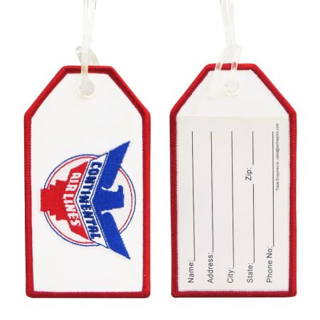 Show people pride with our unique embroidered luggage tags.