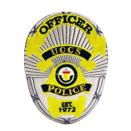 Distintivi personalizzati per la polizia - I nostri distintivi personalizzati per la polizia sono realizzati con tessuto resistente al colore.