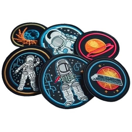 Patch de Bordado para Exploração Espacial - Os patches do espaço são a maneira perfeita de adicionar um toque pessoal ao equipamento da missão.