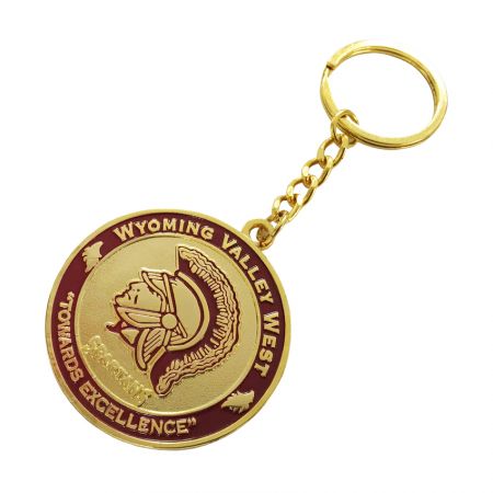Soft enamel keychain can increase exposure for your business.