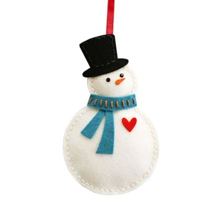 The felt Christmas decorations will make your Christmas tree be a new look.