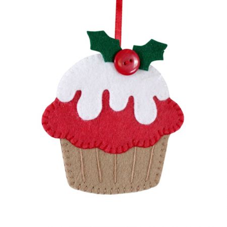 As decorações de Natal em feltro ajudam a tornar sua casa bonita.