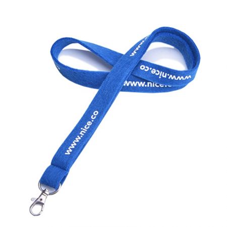 The felt lanyard is ideal for employees, festivals, visitors.