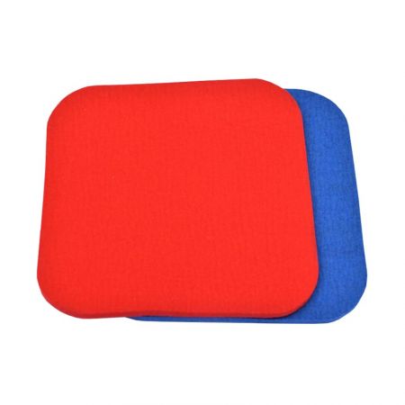 The felt seat pad can be used over a car seat or any seating surface.