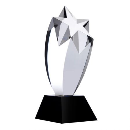 The glass trophies will look classy and elegant in any display cabinet.