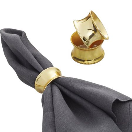 Les anneaux de serviette en métal personnalisés sont vos accessoires tendance, cadeaux personnalisés et produits promotionnels.