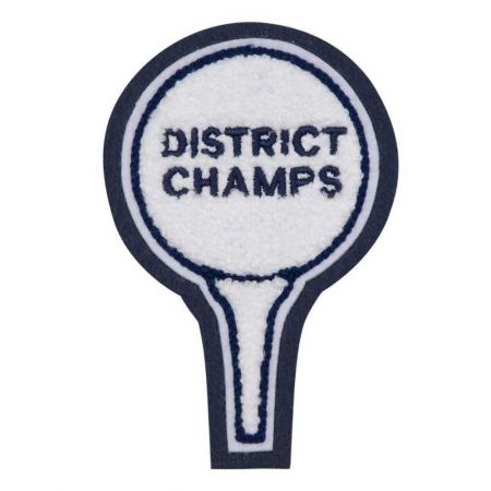 Chenille Golf Iron-On Patches - We make personalized chenille golf iron-on patches.