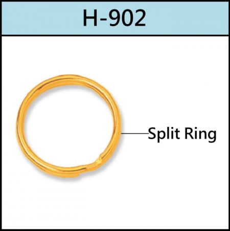 Accesorios de llavero de anillo dividido