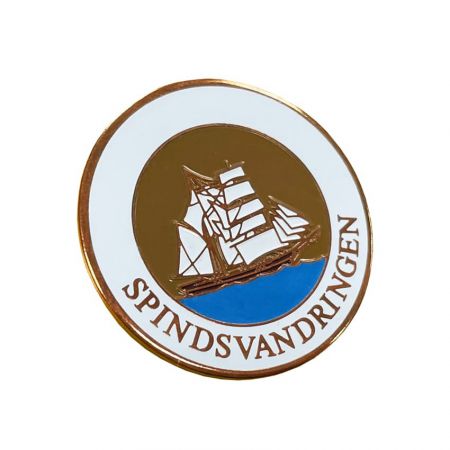 Kunderne roser altid vores pins med imitation af hård emalje.