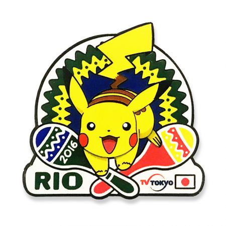 2D Pin Badges - The 2D pin badge as a unique treat for the kids.