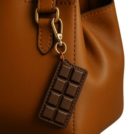 가죽 태슬 지갑 참.