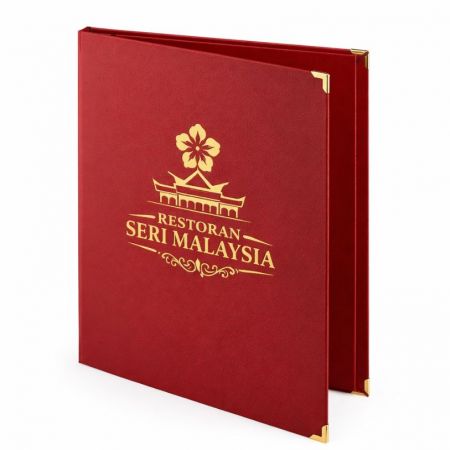 обложки для меню A5 из кожи.