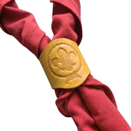 Custom Leather Scout Woggle - Custom leather woggle.