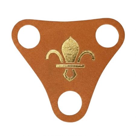 Woggle de escoteiro personalizado.