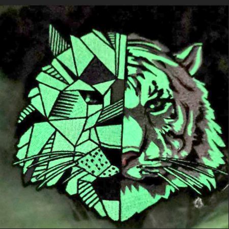 This luminous patches will stand out at night.