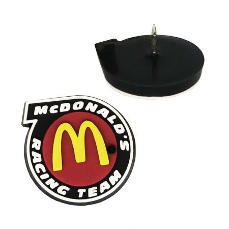 PVC Lapel Pins - The soft PVC lapel pins will expand its own value higher.