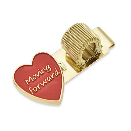 Custom quality and personalized metal pen holder clip.