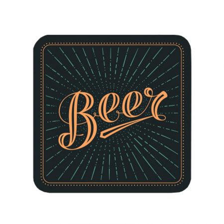 Offset printing to print out your paper coasters logo design.