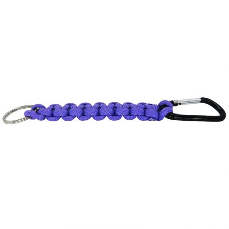 Customize personalized paracord keychain.