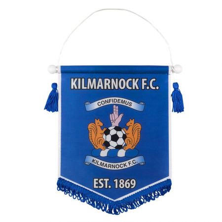 Personnalisez le fanion imprimé avec votre logo pour montrer la fierté de votre organisation.