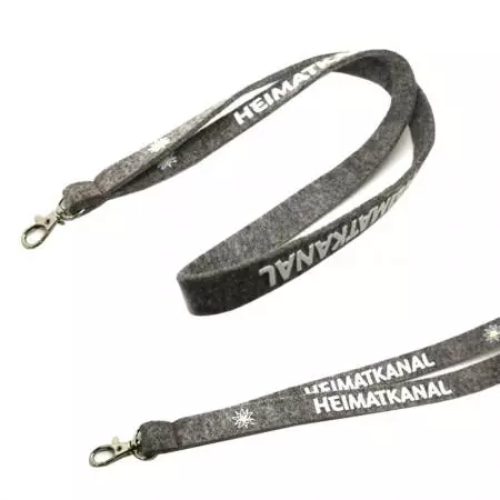 Felt Lanyard - Your custom design on either felt lanyard can be produced perfectly.