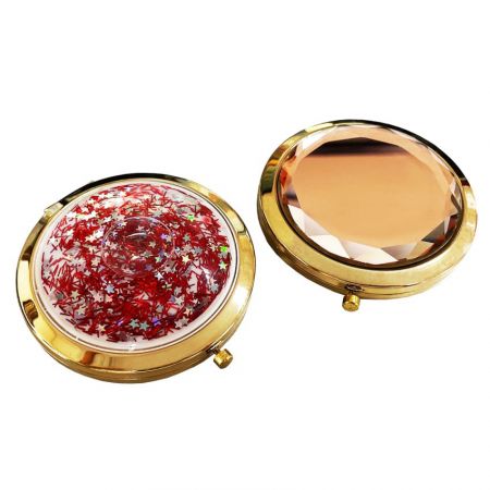 Pocket mini cosmetic mirrors are an adorable & practical gift.