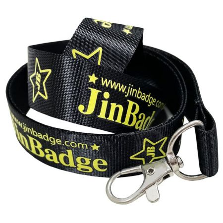 Nylon lanyard are popular for meeting or training.