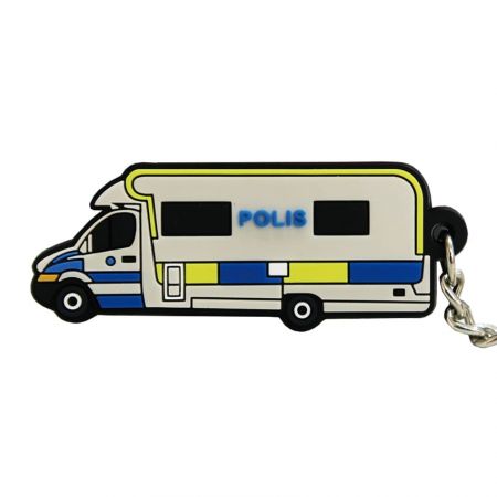 Den 2D PVC-nøkkelringen er en flott reklamegave.