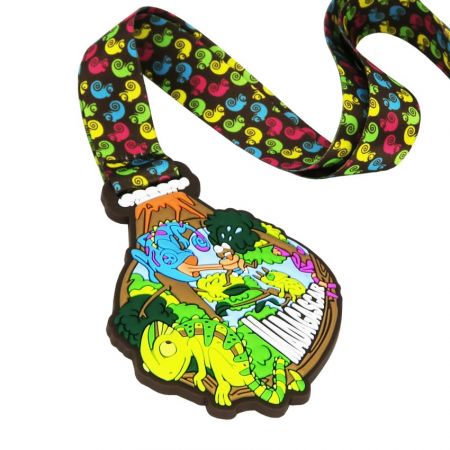 3D 큐빅 디자인 메달이 허용됩니다.