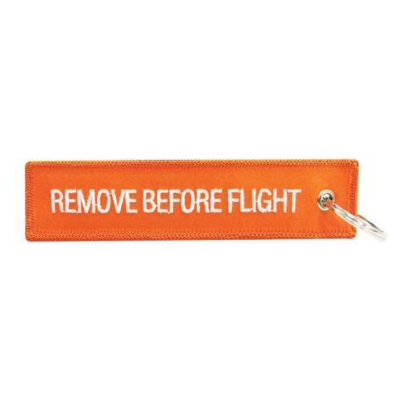 Nos porte-clés 'Remove before flight' sont les meilleurs.