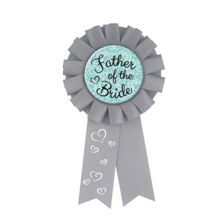 The rosette award ribbons are perfect for garment accessory.