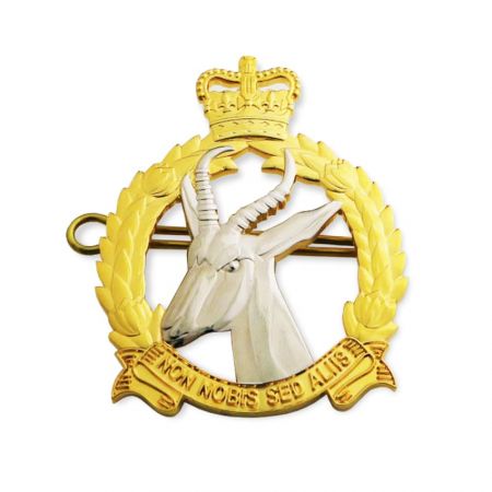 We can customize military cap badges for you to create something special.