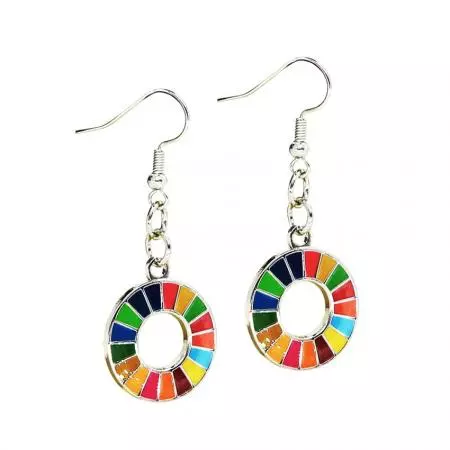 Egyedi fülbevalók - Egyedi SDG fülbevalók lenyűgöző kiegészítők.