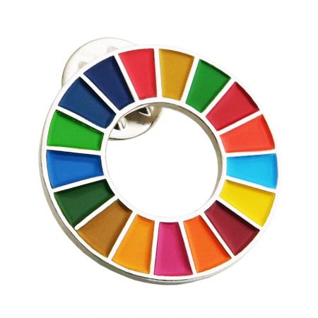 Custom soft enamel pin.