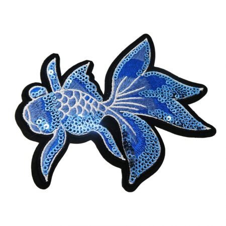 Sequin Patches - Custom sequin iron on patches for fashion clothing.