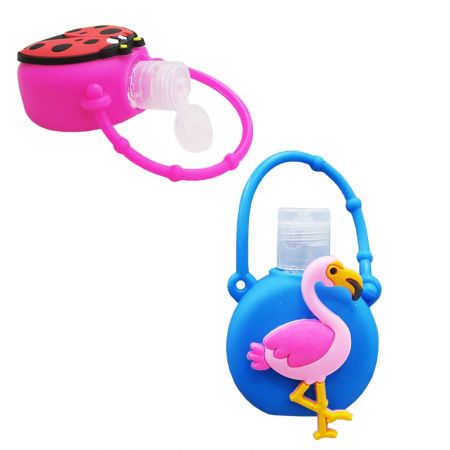 Silicone hand sanitizer holder is perfect for adults to carry and store.