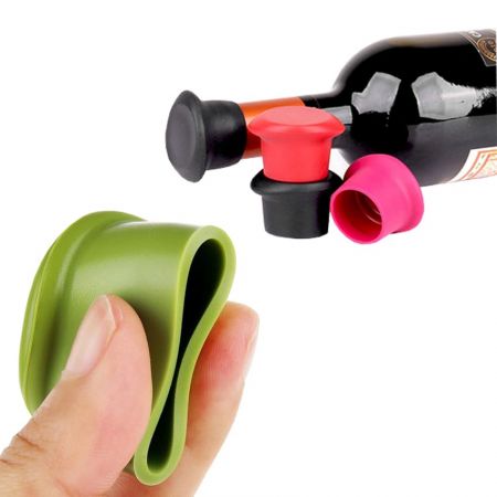 Ask us more details about the silicone wine stopper. silicone-bottle-stopper.jpg