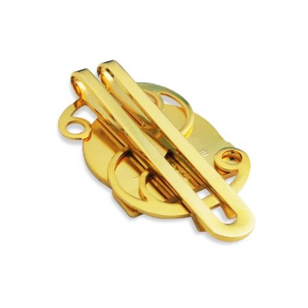 Custom gold money clip