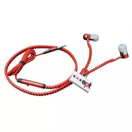 Zipper Earphones - Tangle-free zipper earphones are the perfect in-ear headphone.