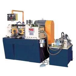 Hydraulic Through & Infeed Thread Rolling Machine capable of exerting up to 18 tons.   (Max OD 35mm or 1.38”) - Hydraulic Through and Infeed Thread Rolling Machines - 2 roll with 18 tons rolling pressure