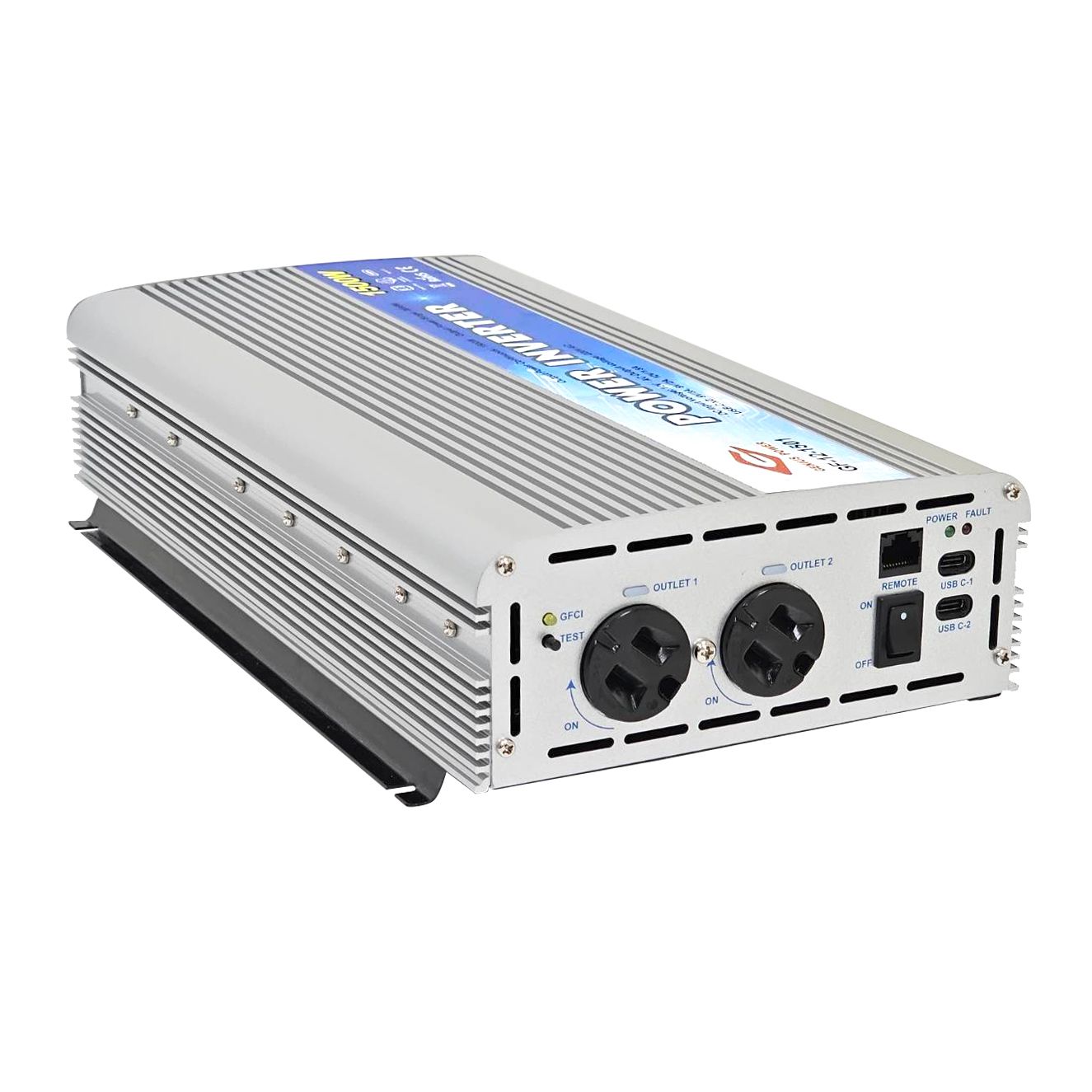 1500W 12V GFCI Pure Sine wave power inverter