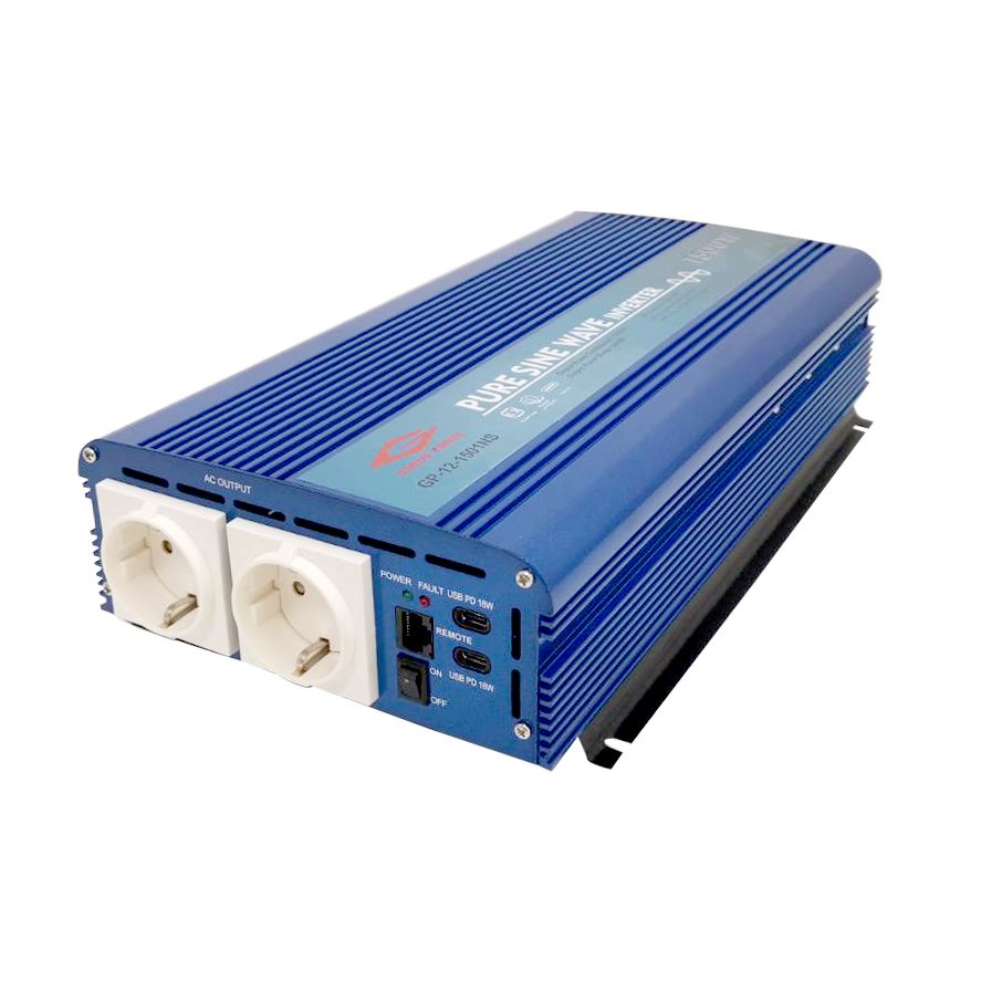 Betrouwbare 1500W 12V 24V pure sinusgolf omvormer