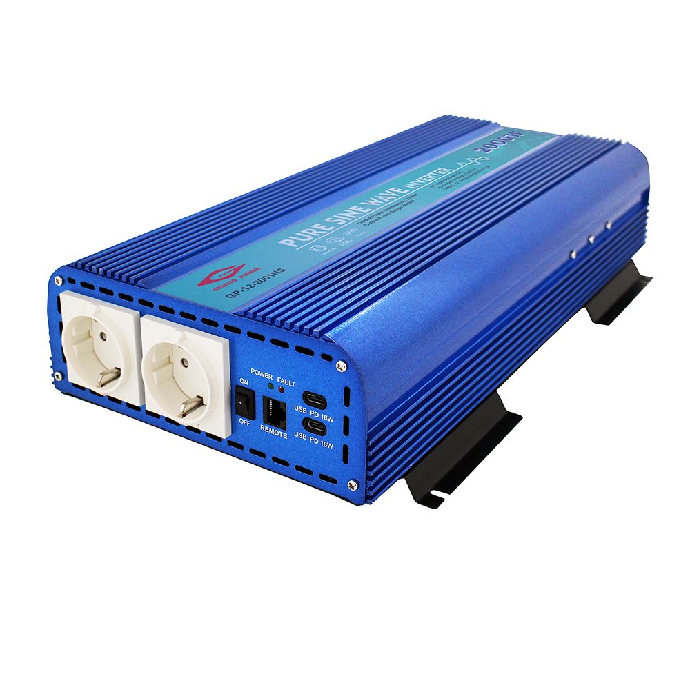 Inversor de onda sinusoidal pura de 2000W 12V 24V -220V