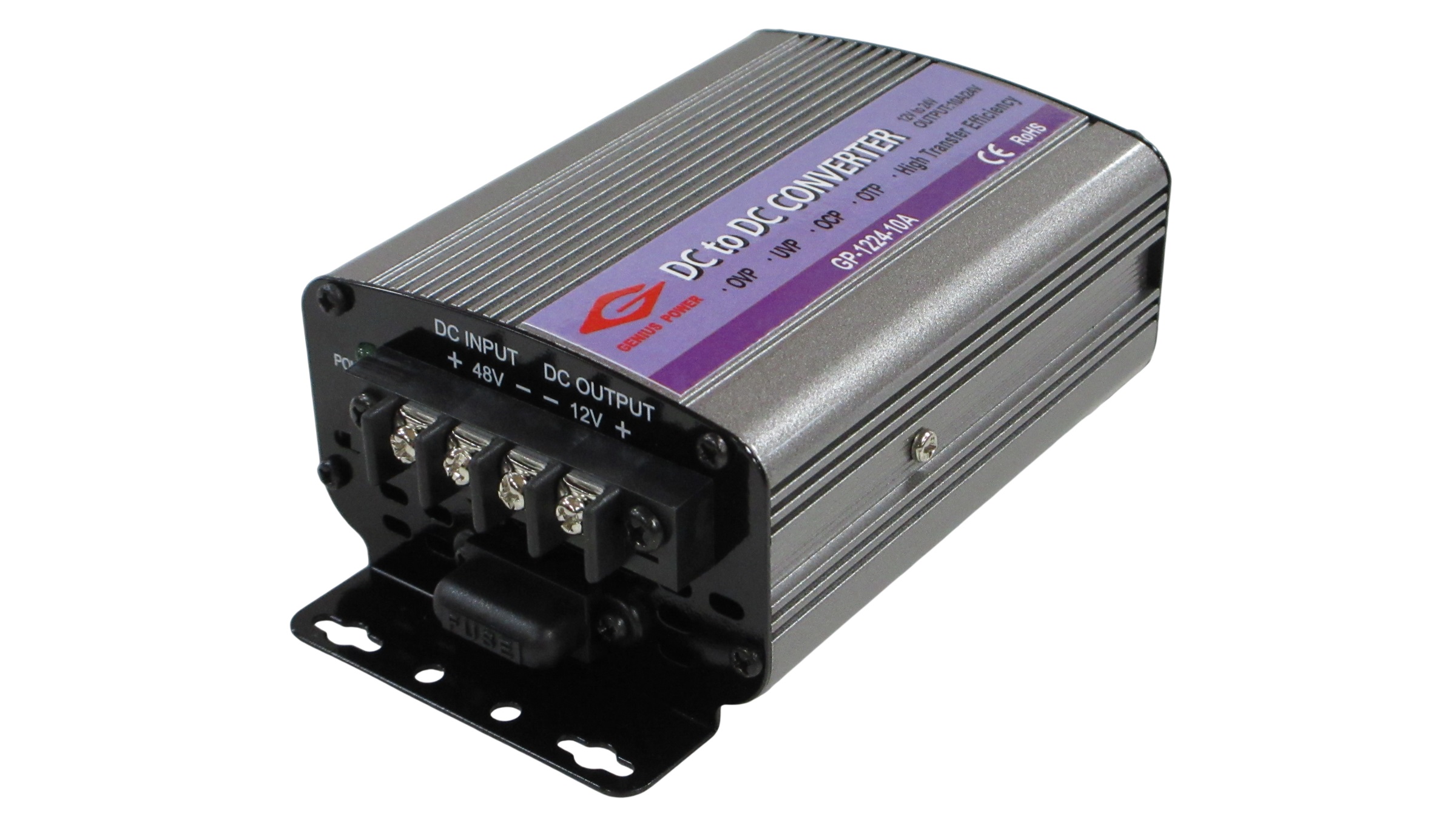 De 12 V a 24 V, 10 A CC a CC | Convertidor de tensión no aislado