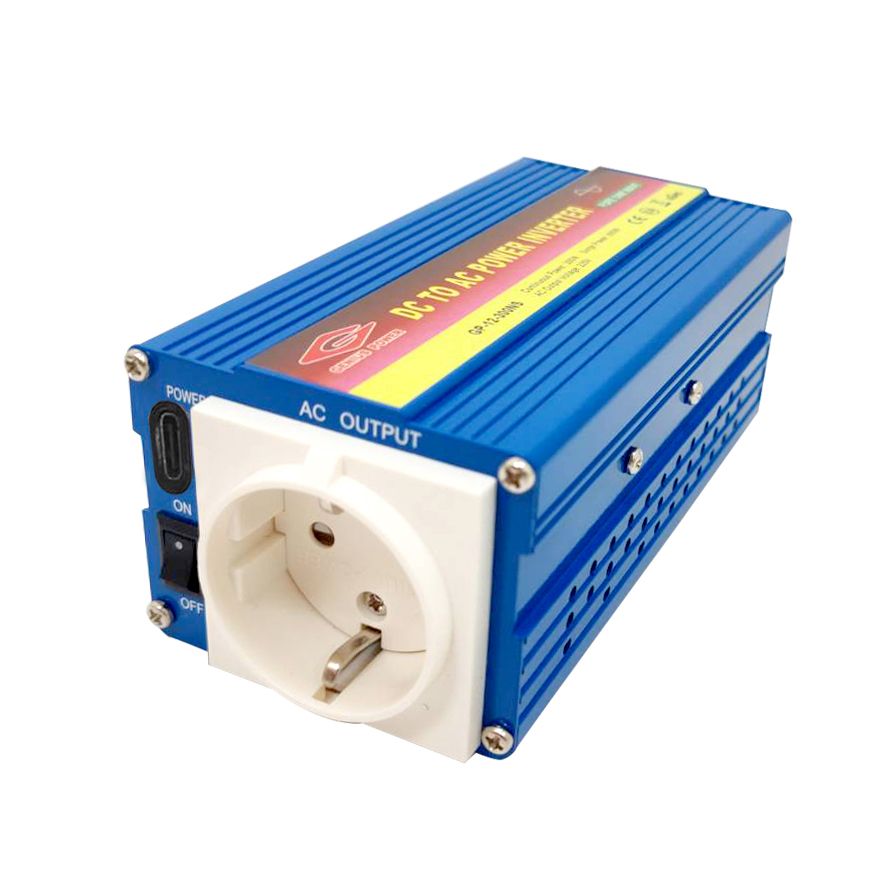 300W 12V инвертор чистой синусоидальной волны - USB TYPE-C