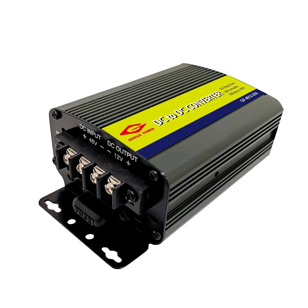 Regulátor pro 20A buck měnič převádí napětí z 48V na 12VDC