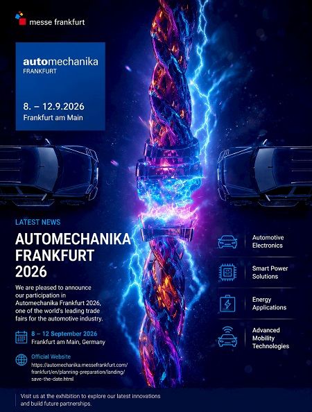 Drow Enterprise wird an der Automechanika Frankfurt 2026 teilnehmen.