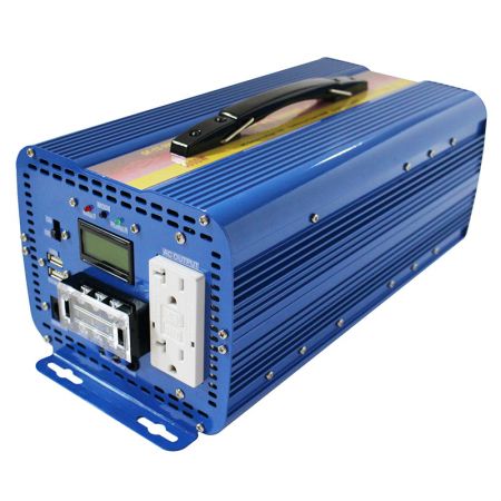 Inverter Gelombang Sinus Portabel 2000W - Inverter gelombang sinus murni dengan gagang