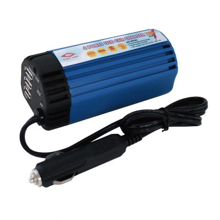 DUAL USB CHARGE DALAM BENTUK CANGKIR - Output daya maksimum 120W dan menyediakan perlindungan multipel (dc 4.75~20v)