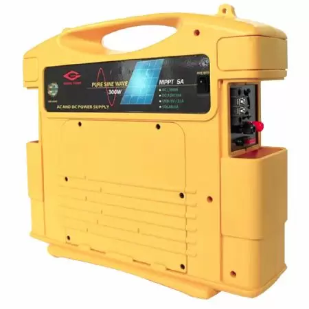 Daya Portabel dengan 300W DC 12V/10A dan 5V/2.1A USB untuk Peralatan Daya